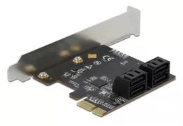 DELOCK κάρτα επέκτασης PCIe σε 4x SATA 90010, 6Gb/s, Low Profile 1 DELOCK κάρτα επέκτασης PCIe σε 4x SATA 90010, 6Gb/s, Low Profile