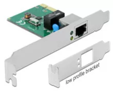 DELOCK κάρτα επέκτασης PCI Express σε RJ45 90381, 1000Mbps, low profile 3