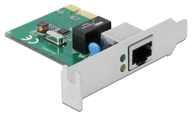 DELOCK κάρτα επέκτασης PCI Express σε RJ45 90381, 1000Mbps, low profile 3 DELOCK κάρτα επέκτασης PCI Express σε RJ45 90381, 1000Mbps, low profile