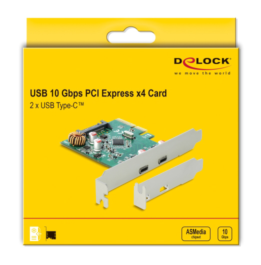 DELOCK κάρτα επέκτασης PCI Express x4 σε 2x USB-C 90397, 10 Gbps 7 DELOCK κάρτα επέκτασης PCI Express x4 σε 2x USB-C 90397, 10 Gbps - Image 5