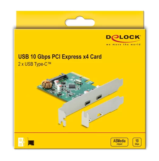 DELOCK κάρτα επέκτασης PCI Express x4 σε 2x USB-C 90397, 10 Gbps 7 DELOCK κάρτα επέκτασης PCI Express x4 σε 2x USB-C 90397, 10 Gbps - Image 5