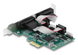 DELOCK κάρτα επέκτασης PCIe σε 4x RS-232 90410, 115.2Kbps 2
