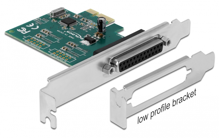 DELOCK PCI Express Card σε 1x Parallel IEEE1284 90412 4 DELOCK PCI Express Card σε 1x Parallel IEEE1284 90412 - Image 2