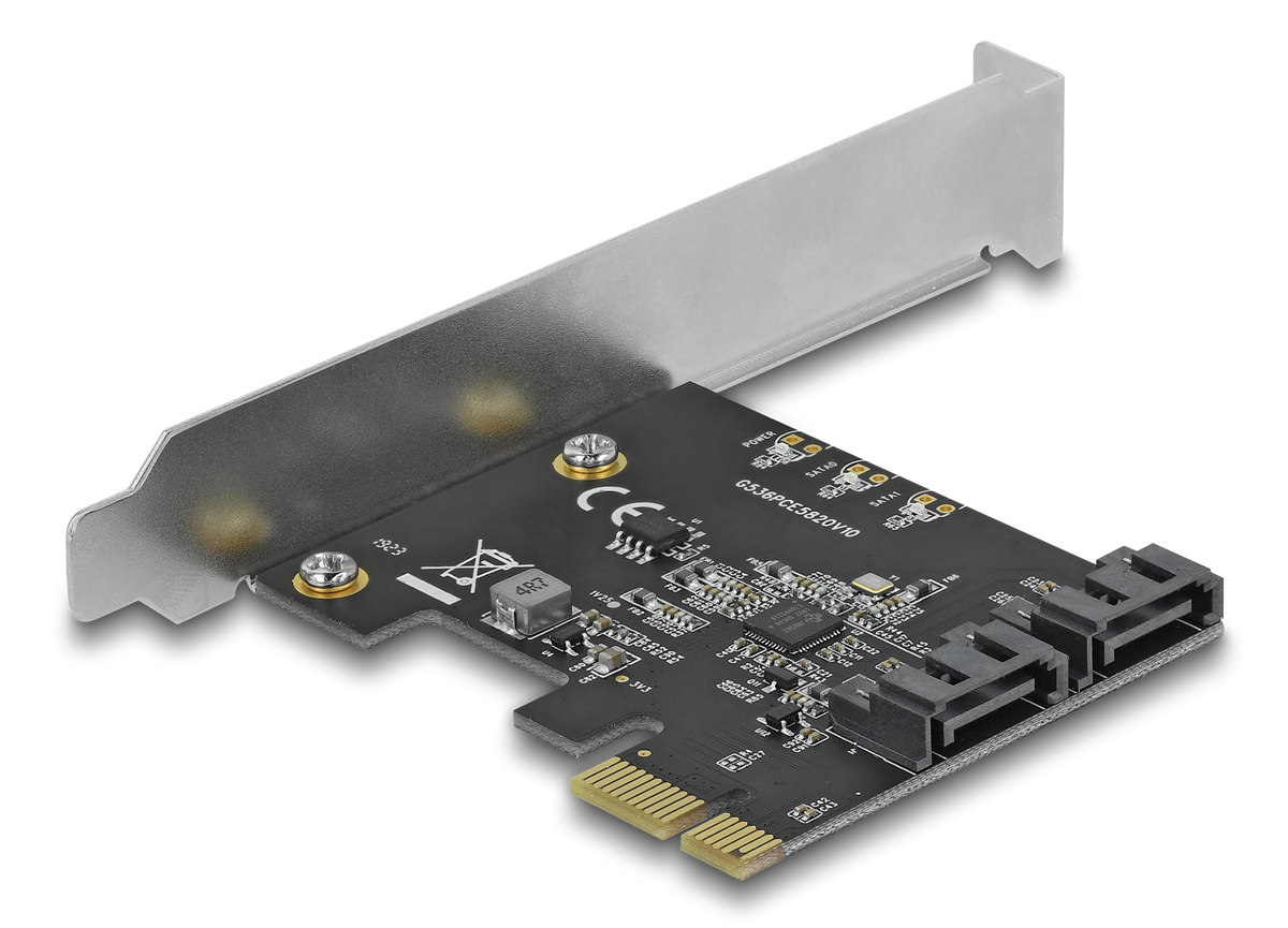 DELOCK κάρτα επέκτασης PCIe σε 2x SATA 90431, 6Gb/s 5 DELOCK κάρτα επέκτασης PCIe σε 2x SATA 90431, 6Gb/s - Image 3