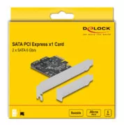 DELOCK κάρτα επέκτασης PCIe σε 2x SATA 90431, 6Gb/s 5