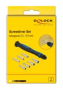DELOCK σετ κατσαβιδιών 90551, hexagonal 2.5 - 5.5mm, 8τμχ 9 DELOCK σετ κατσαβιδιών 90551, hexagonal 2.5 - 5.5mm, 8τμχ 4