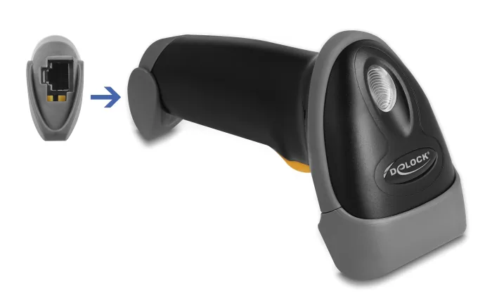 DELOCK USB barcode scanner 1D 90584, με καλώδιο σύνδεσης & βάση, μαύρο 5 DELOCK USB barcode scanner 1D 90584, με καλώδιο σύνδεσης & βάση, μαύρο - Image 3