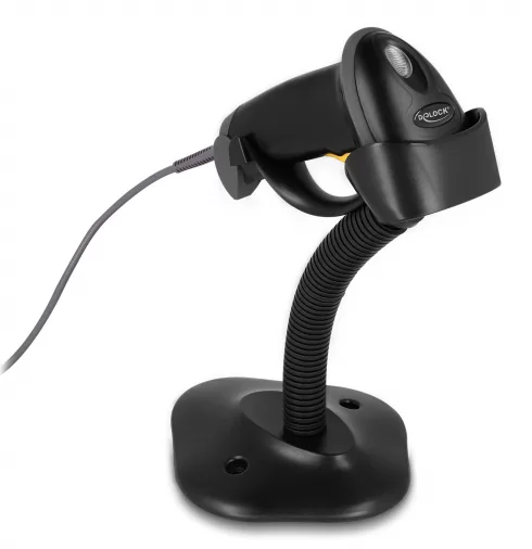DELOCK USB barcode scanner 1D 90584, με καλώδιο σύνδεσης & βάση, μαύρο 3 DELOCK USB barcode scanner 1D 90584, με καλώδιο σύνδεσης & βάση, μαύρο