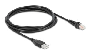 DELOCK καλώδιο USB σε RJ50 90598 για barcode scanner, 1.5m, μαύρο 1 DELOCK καλώδιο USB σε RJ50 90598 για barcode scanner, 1.5m, μαύρο