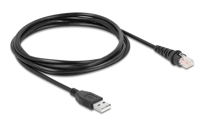 DELOCK καλώδιο USB σε RJ50 90598 για barcode scanner, 1.5m, μαύρο 3 DELOCK καλώδιο USB σε RJ50 90598 για barcode scanner, 1.5m, μαύρο