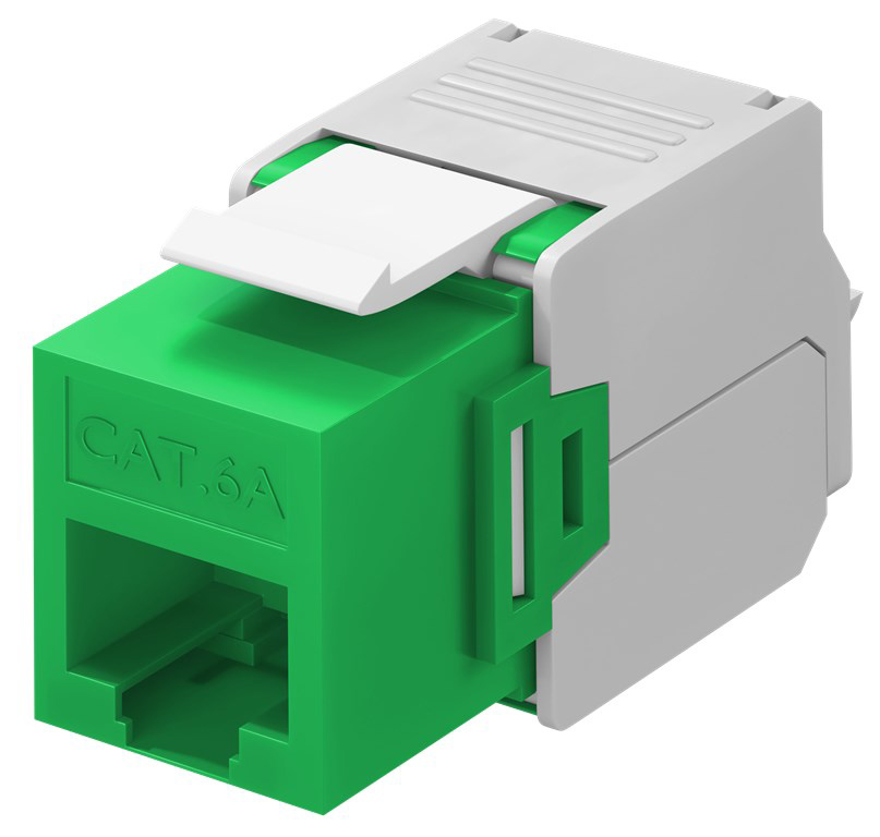 GOOBAY Keystone module RJ45 CAT 6A 90687, UTP, πράσινο 3 GOOBAY Keystone module RJ45 CAT 6A 90687, UTP, πράσινο