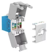 GOOBAY Keystone module RJ45 CAT 6A 90688, UTP, μπλε 2