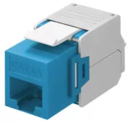 GOOBAY Keystone module RJ45 CAT 6A 90688, UTP, μπλε 1