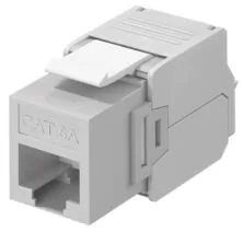 GOOBAY Keystone module RJ45 CAT 6A 90693, UTP, γκρι