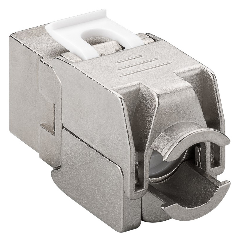 GOOBAY Keystone module RJ45 CAT 6A 90864, STP, 500 MHz, slim-line, ασημί 5 GOOBAY Keystone module RJ45 CAT 6A 90864, STP, 500 MHz, slim-line, ασημί - Image 3