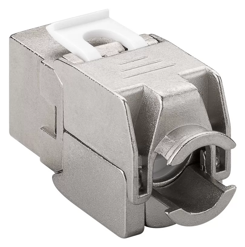 GOOBAY Keystone module RJ45 CAT 6A 90864, STP, 500 MHz, slim-line, ασημί 5 GOOBAY Keystone module RJ45 CAT 6A 90864, STP, 500 MHz, slim-line, ασημί - Image 3
