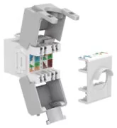 GOOBAY Keystone module RJ45 CAT 6A 90867, UTP, λευκό 2