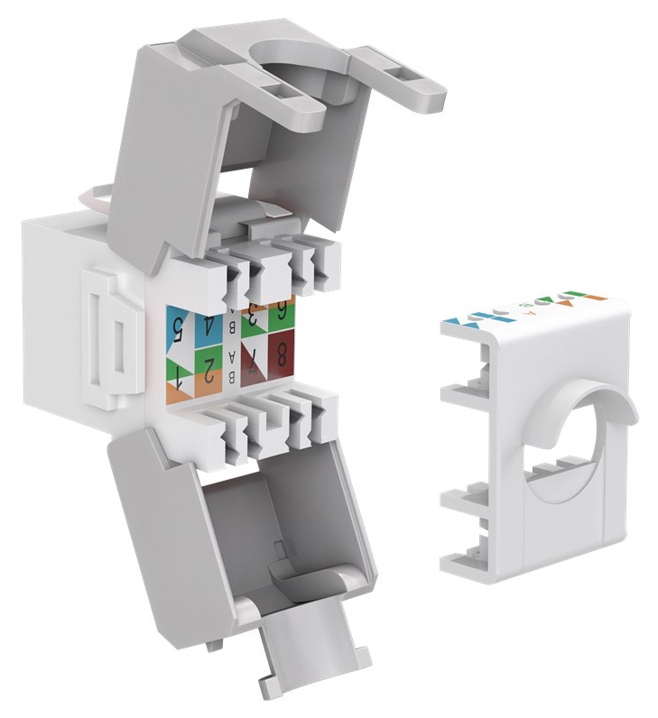 GOOBAY Keystone module RJ45 CAT 6A 90867, UTP, λευκό 4 GOOBAY Keystone module RJ45 CAT 6A 90867, UTP, λευκό - Image 2
