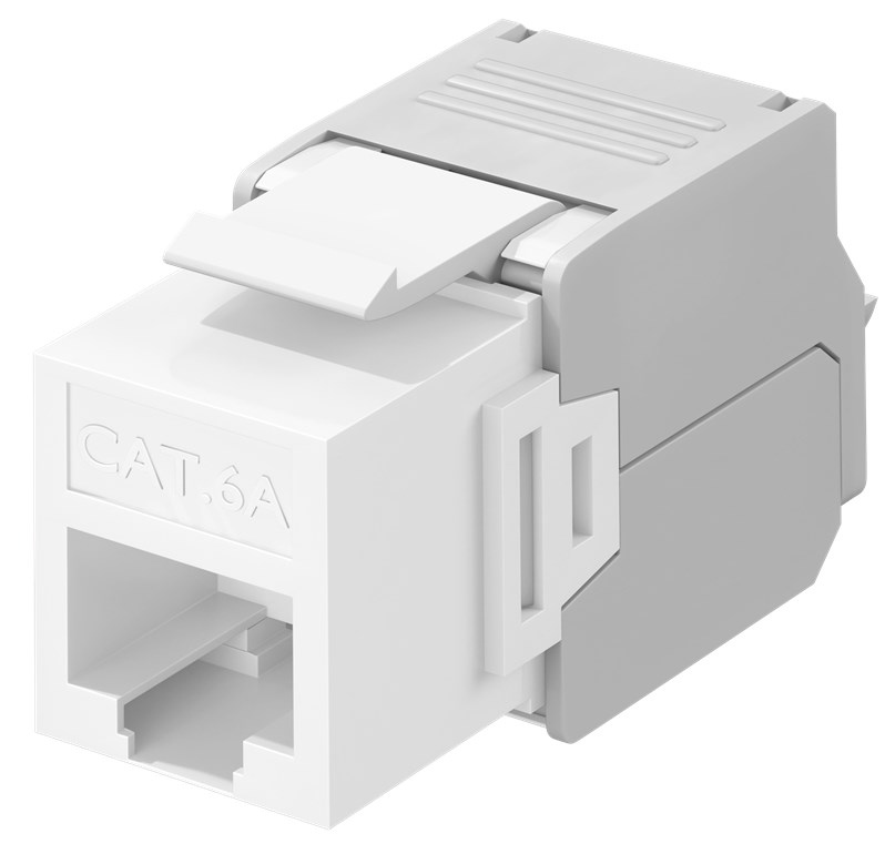 GOOBAY Keystone module RJ45 CAT 6A 90867, UTP, λευκό 3 GOOBAY Keystone module RJ45 CAT 6A 90867, UTP, λευκό