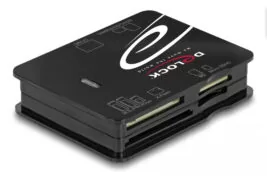 DELOCK card reader 91007 για Micro SD/SD/CF/MS/xD/M2, μαύρο 7 DELOCK card reader 91007 για Micro SD/SD/CF/MS/xD/M2, μαύρο 2