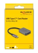 DELOCK card reader 91009 για SD & micro SD, USB-C, 5 Gbps, γκρι 7 DELOCK card reader 91009 για SD & micro SD, USB-C, 5 Gbps, γκρι 3