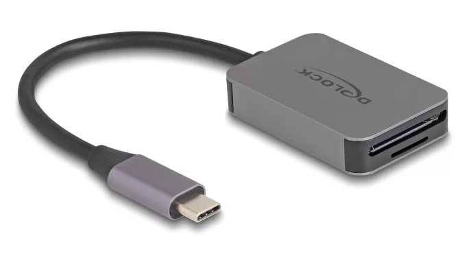 DELOCK card reader 91009 για SD & micro SD, USB-C, 5 Gbps, γκρι 3 DELOCK card reader 91009 για SD & micro SD, USB-C, 5 Gbps, γκρι