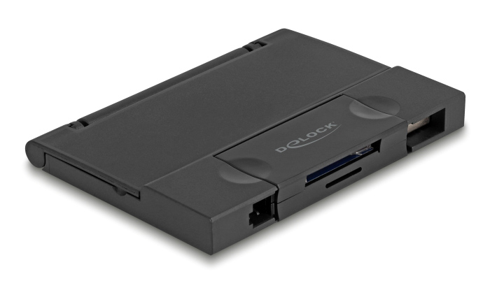 DELOCK card reader 91014 για SD & micro SD, με θήκη, USB/USB-C, 5Gbps, μαύρο 6 DELOCK card reader 91014 για SD & micro SD, με θήκη, USB/USB-C, 5Gbps, μαύρο - Image 4
