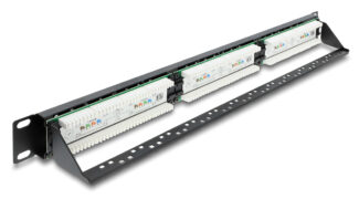 DELOCK patch panel 91087 για rack 19", 1U, 24 θυρών, CAT 6 UTP, με LED, μαύρο 8 DELOCK patch panel 91087 για rack 19", 1U, 24 θυρών, CAT 6 UTP, με LED, μαύρο 2