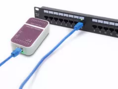 DELOCK patch panel 91087 για rack 19", 1U, 24 θυρών, CAT 6 UTP, με LED, μαύρο 3