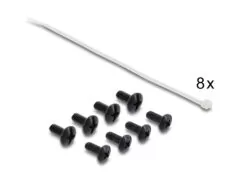 DELOCK patch panel 91087 για rack 19", 1U, 24 θυρών, CAT 6 UTP, με LED, μαύρο 5