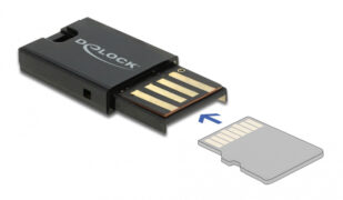 DELOCK USB card reader 91603 για κάρτες μνήμης micro SD, μαύρο 7 DELOCK USB card reader 91603 για κάρτες μνήμης micro SD, μαύρο 2