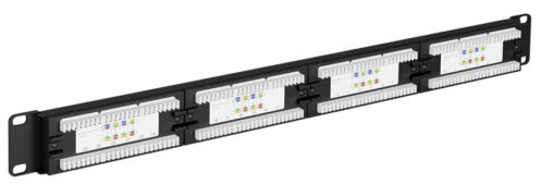 GOOBAY patch panel 93866 19"/1U, 24x ports, CAT 6 UTP, μαύρo 5 GOOBAY patch panel 93866 19"/1U, 24x ports, CAT 6 UTP, μαύρo 2