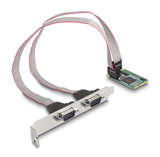 DELOCK κάρτα επέκτασης mini PCIe σε 2x RS-232 95273 3 DELOCK κάρτα επέκτασης mini PCIe σε 2x RS-232 95273