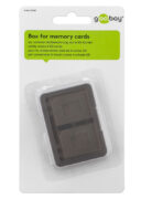 GOOBAY θήκη για κάρτες SD & micro SD 95349, 4 θέσεις, διάφανη-γκρι 5 GOOBAY θήκη για κάρτες SD & micro SD 95349, 4 θέσεις, διάφανη-γκρι 2