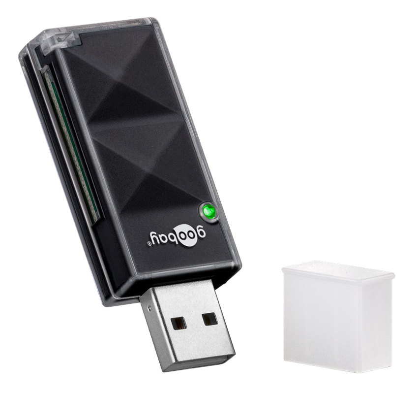 GOOBAY card reader 95682 για SD κάρτα μνήμης, 480 Mbps, μαύρο 3 GOOBAY card reader 95682 για SD κάρτα μνήμης, 480 Mbps, μαύρο