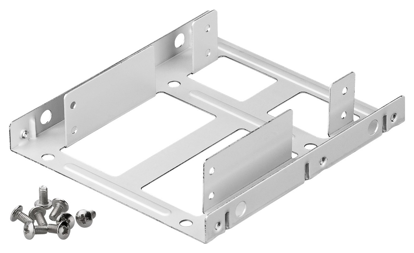 GOOBAY tray 3.5" για 2x 2.5" HDD/SSD 95875, μεταλλικό, ασημί 3 GOOBAY tray 3.5" για 2x 2.5" HDD/SSD 95875, μεταλλικό, ασημί