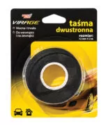 MOJE AUTO κολλητική ταινία διπλής όψεως 96-023, 12mm, 2m, μαύρη 2