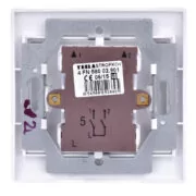 TESLA STROPKOV διακόπτης κομμυτατέρ Praktik A0264, διπλός, λευκός 2