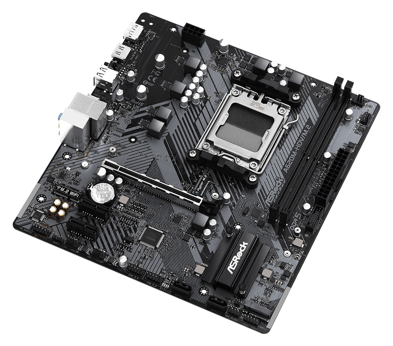 ASROCK μητρική A620M-HDV/M.2, 2x DDR5, AM5, USB 3.2, mATX 5 ASROCK μητρική A620M-HDV/M.2, 2x DDR5, AM5, USB 3.2, mATX - Image 3
