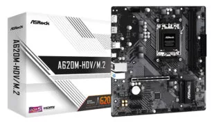 ASROCK μητρική A620M-HDV/M.2, 2x DDR5, AM5, USB 3.2, mATX 4