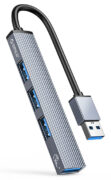 ORICO USB hub AH-A13, 4x θυρών, USB 3.0, 5Gbps, USB σύνδεση, γκρι 1 ORICO USB hub AH-A13, 4x θυρών, USB 3.0, 5Gbps, USB σύνδεση, γκρι