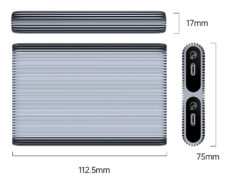 ORICO θήκη για 2x M.2 NVME SSD AM2C3-2N, 10Gbps, tool free, γκρι 3