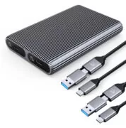 ORICO θήκη για 2x M.2 NVME SSD AM2C3-2N, 10Gbps, tool free, γκρι