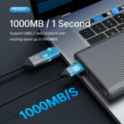 ORICO θήκη για 2x M.2 NVME SSD AM2C3-2N, 10Gbps, tool free, γκρι 6