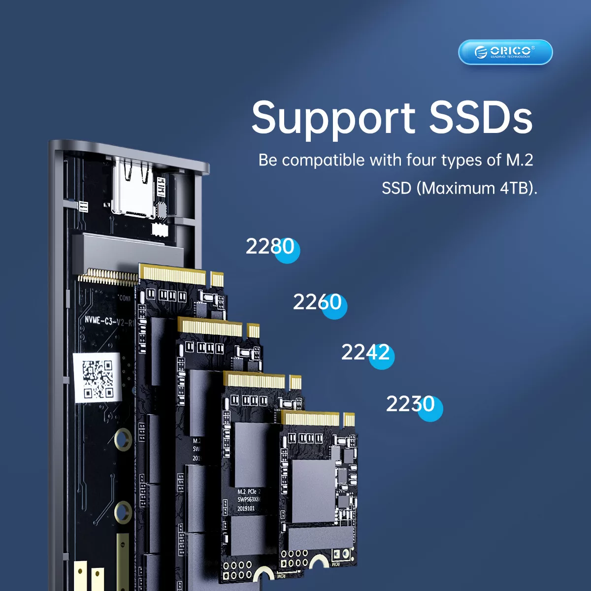 ORICO θήκη για 2x M.2 NVME SSD AM2C3-2N, 10Gbps, tool free, γκρι 12 ORICO θήκη για 2x M.2 NVME SSD AM2C3-2N, 10Gbps, tool free, γκρι - Image 10