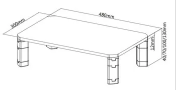 BRATECK επιτραπέζια βάση οθόνης/laptop AMS-6, 17-32", έως 20kg 12 BRATECK επιτραπέζια βάση οθόνης/laptop AMS-6, 17-32", έως 20kg 5