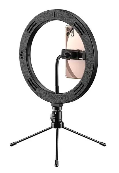 APEXEL φωτιστικό δαχτυλίδι LED APL-FL10JJ13Y με μίνι τρίποδα, Φ26cm 8 APEXEL φωτιστικό δαχτυλίδι LED APL-FL10JJ13Y με μίνι τρίποδα, Φ26cm - Image 6