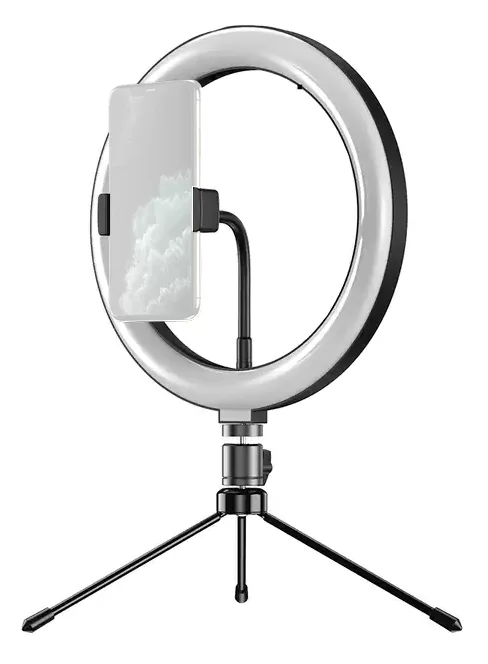 APEXEL φωτιστικό δαχτυλίδι LED APL-FL10JJ13Y με μίνι τρίποδα, Φ26cm 3 APEXEL φωτιστικό δαχτυλίδι LED APL-FL10JJ13Y με μίνι τρίποδα, Φ26cm
