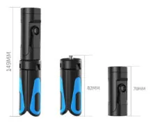 APEXEL μίνι τρίποδο APL-JJ08 για smartphone & ψηφιακές κάμερες, μαύρο 4