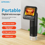 APEXEL ψηφιακό μικροσκόπιο APL-MS008, 400x-800x, LED, 720p/2MP 2